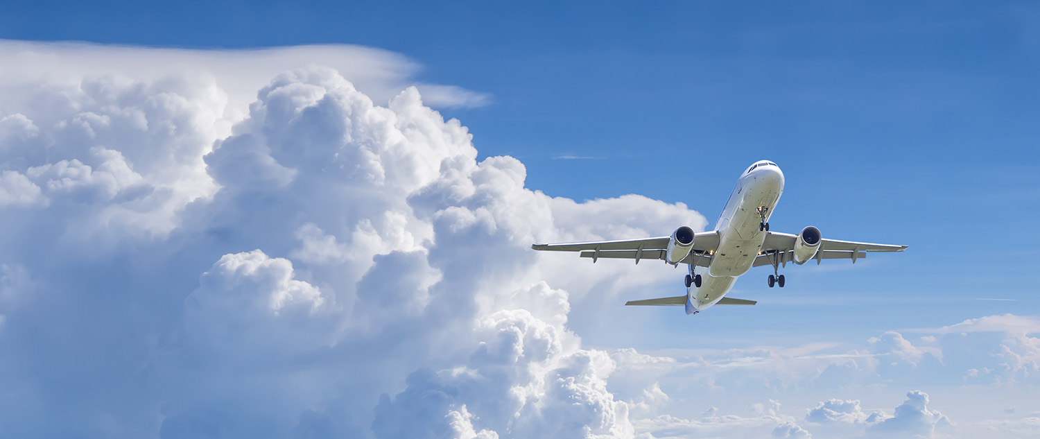 Airplane flying - Allyn Media